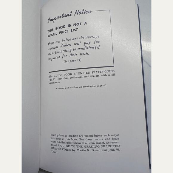 Whitman Handbook of United States Coins with Premium List 23rd Edition 1966 - Picture 5 of 7